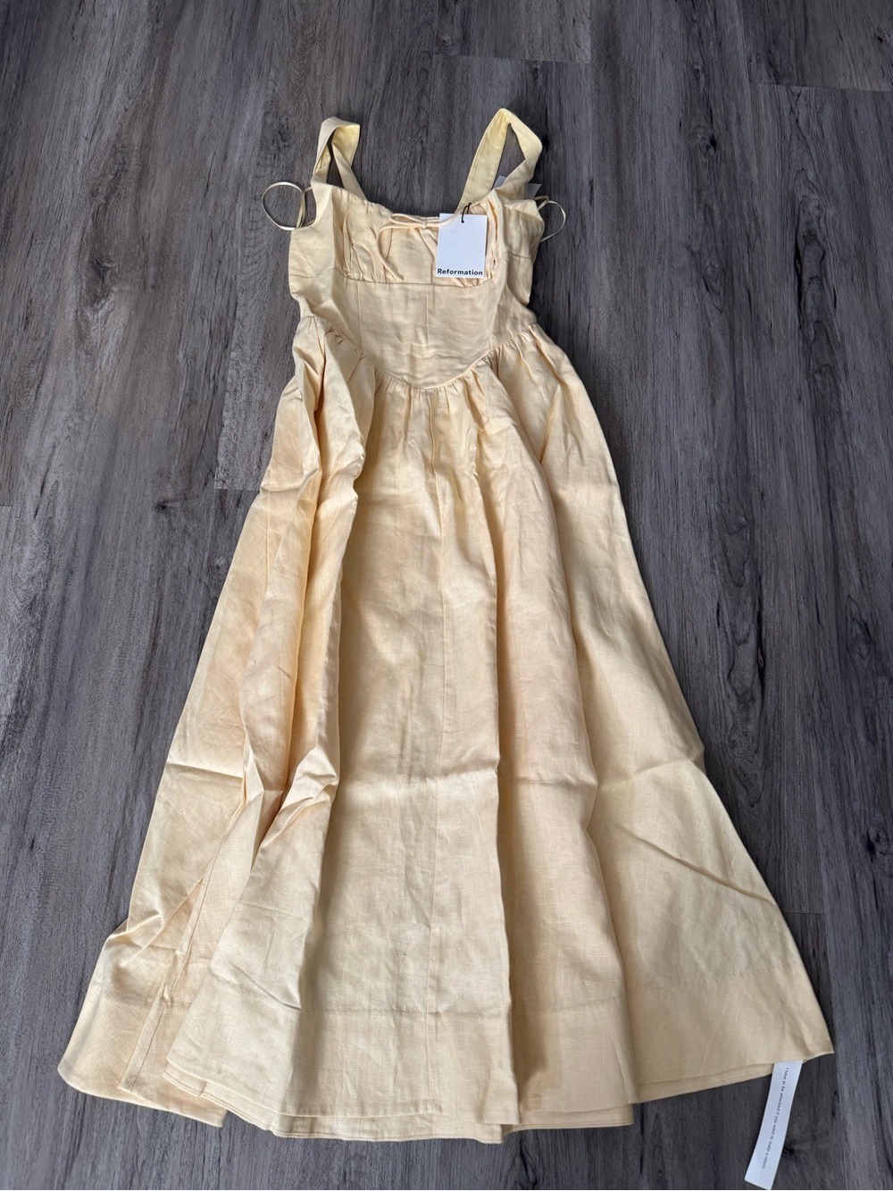 Reformation Balia Linen Dress